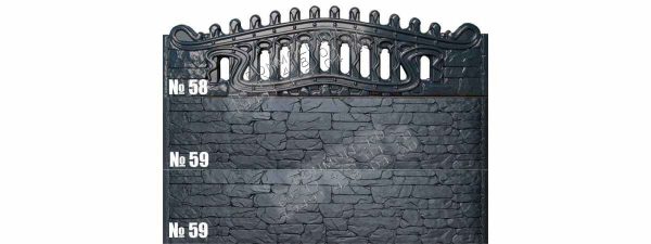 Форма для бетонного забора купить в ДНР